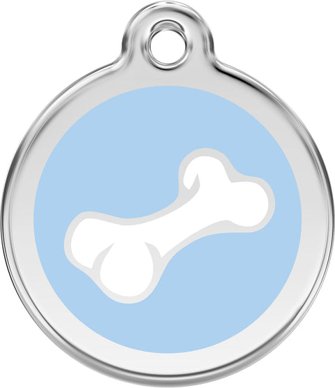 Comic Bone - Red Dingo Engraved Dog Tag