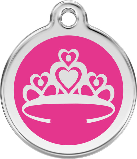 Princess Tiara - Red Dingo Engraved Cat/Dog Tag