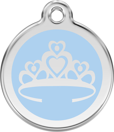 Princess Tiara - Red Dingo Engraved Cat/Dog Tag