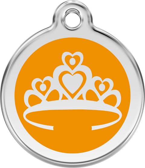 Princess Tiara - Red Dingo Engraved Cat/Dog Tag