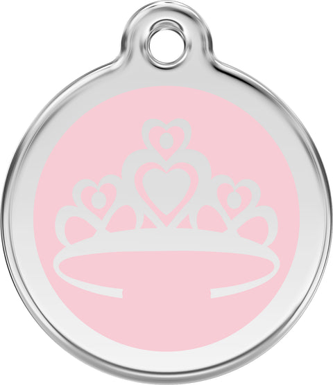 Princess Tiara - Red Dingo Engraved Cat/Dog Tag