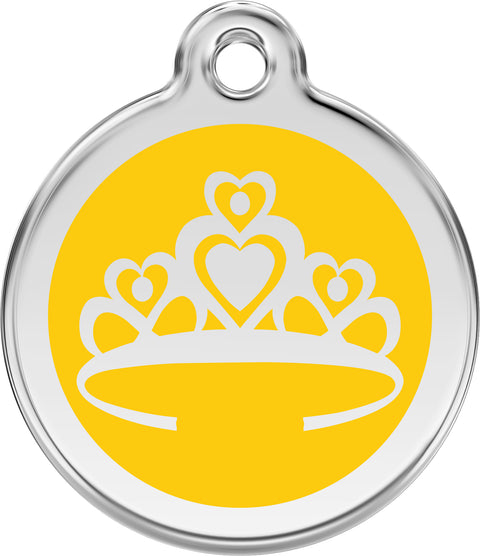 Princess Tiara - Red Dingo Engraved Cat/Dog Tag