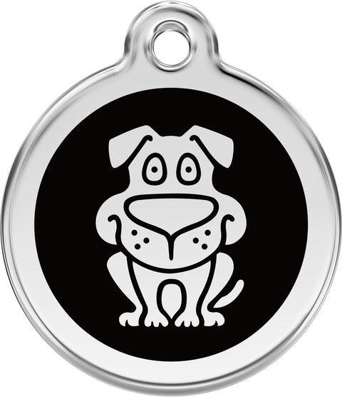 Dog - Red Dingo Engraved Dog Tag