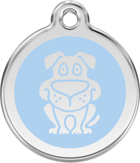 Dog - Red Dingo Engraved Dog Tag