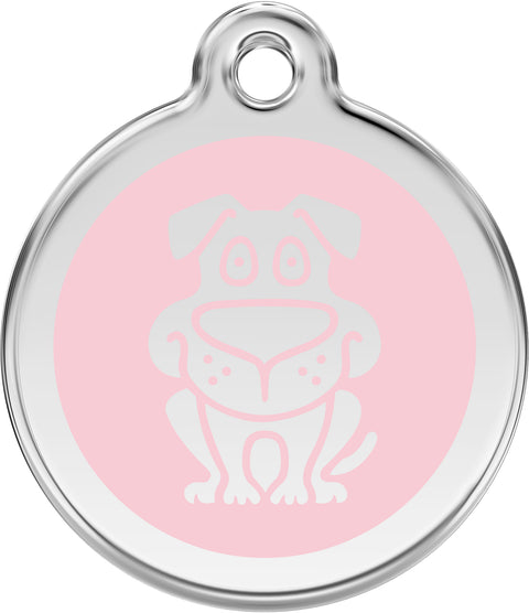 Dog - Red Dingo Engraved Dog Tag