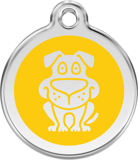 Dog - Red Dingo Engraved Dog Tag