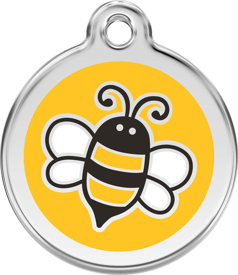 Bumble Bee - Red Dingo Engraved Cat/Dog Tag