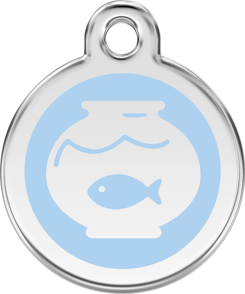 Fish Bowl - Red Dingo Engraved Cat Tag