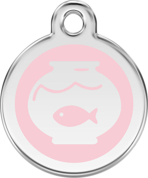 Fish Bowl - Red Dingo Engraved Cat Tag