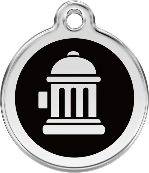 Fire Hydrant - Red Dingo Engraved Dog Tag