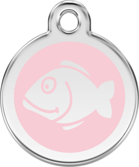 Fish - Red Dingo Engraved Cat Tag