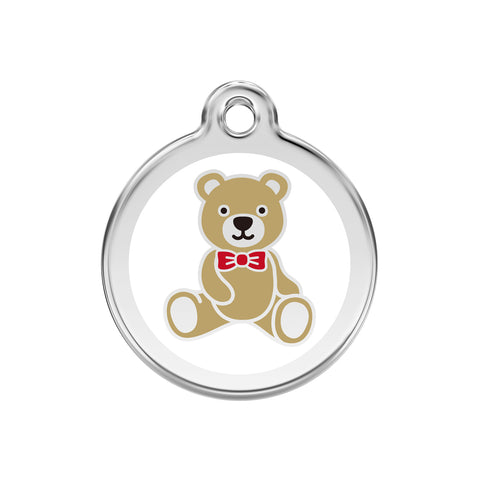 Teddy Bear - Red Dingo Engraved Cat/Dog Tag