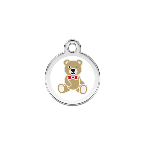 Teddy Bear - Red Dingo Engraved Cat/Dog Tag