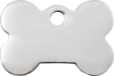 Stainless Steel Flat Bone - Red Dingo Engraved Dog Tag