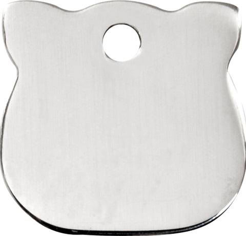 Stainless Steel Flat Cat - Red Dingo Engraved Cat Tag