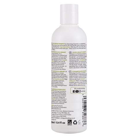 Animology Essentials Olive & Walnut Dog Shampoo 250ml