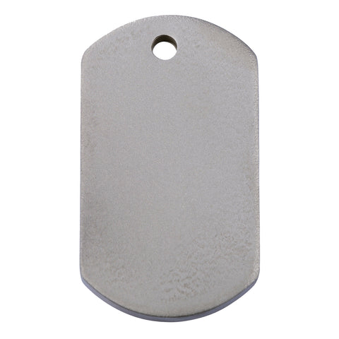 Titanium Solid Metal Rectangle - Red Dingo Engraved Cat/Dog Tag