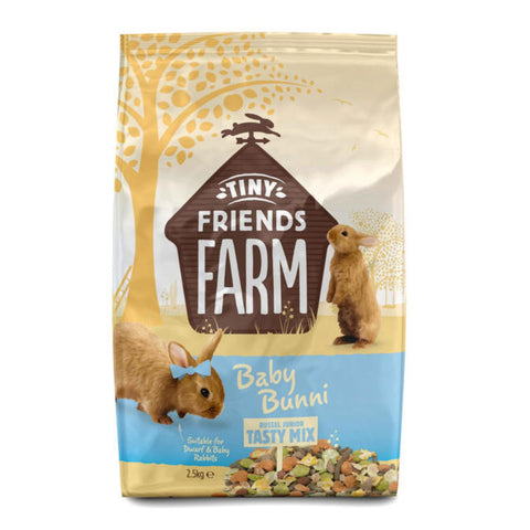 Tiny Friends Farm Baby Bunni Russel Junior Tasty Mix 2.5kg