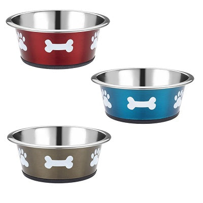 Classic Posh Paws Stainless Steel Dish (6 Pack)