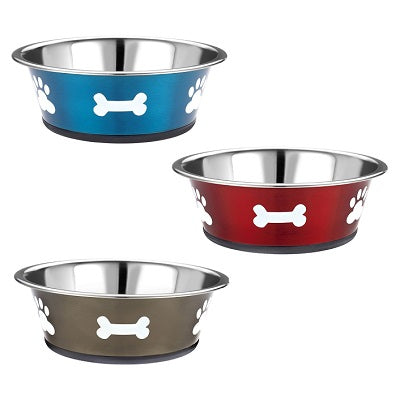 Classic Posh Paws Stainless Steel Dish (6 Pack)