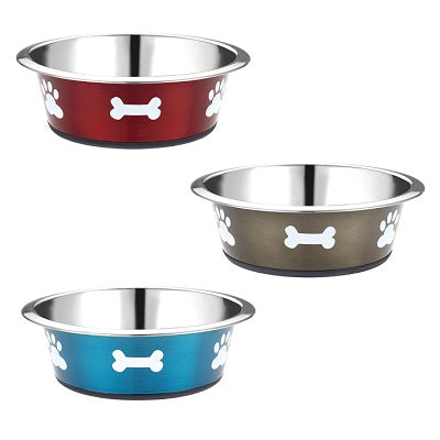 Classic Posh Paws Stainless Steel Dish (6 Pack)