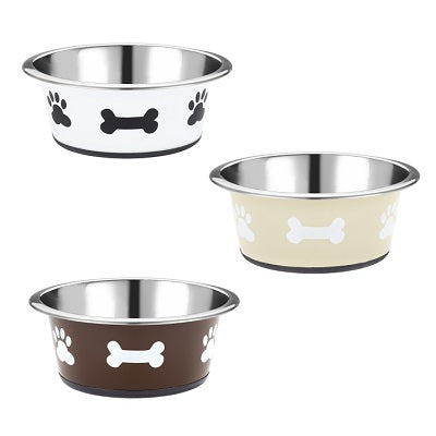 Classic Posh Paws Stainless Steel Neutral Dish 900ml (6 Pack)