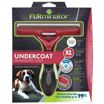 Furminator Undercoat Deshedding Tool For Short Hair Dog Xlarge