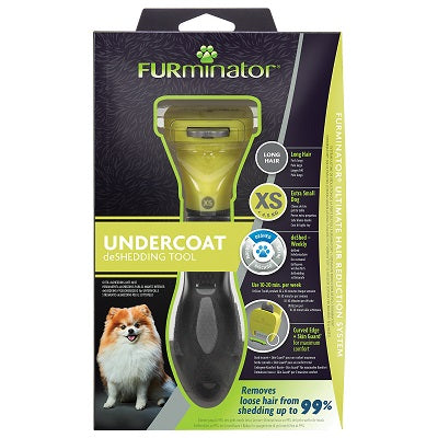 Furminator Undercoat Deshedding Tool For Long Hair Dog X-Small