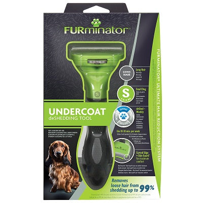 Furminator Undercoat Deshedding Tool For Long Hair Dog Small