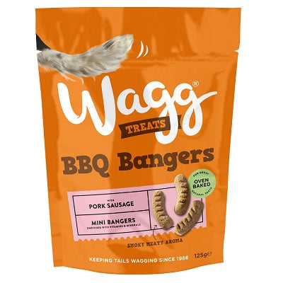 Wagg BBQ Banger Mini Bangers Treats 7 x 125g