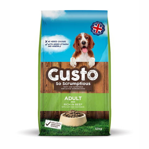 Gusto Adult rich in Beef 12kg