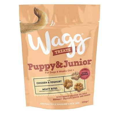 Wagg Puppy & Junior Meaty Bites Treats 7 x 120g