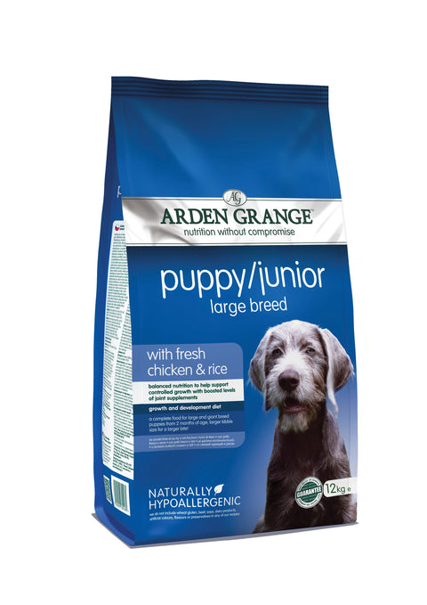 Arden Grange Puppy/Junior Large Breed Chicken & Rice 12kg