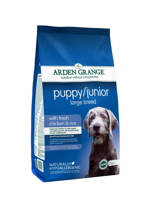 Arden Grange Puppy/Junior Large Breed Chicken & Rice 2kg