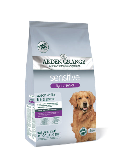 Arden Grange Senior/Light Sensitive Ocean White Fish & Potato 2kg