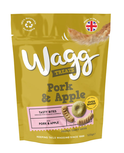 Wagg Pork & Apple Tasty Bites 7 x 125g