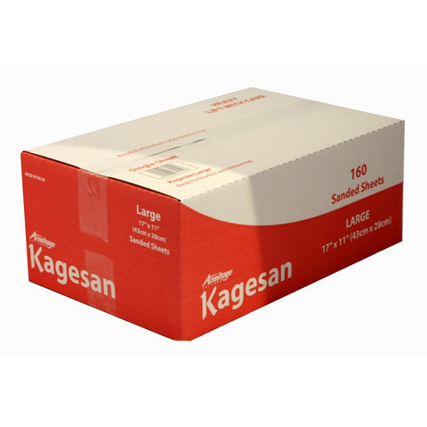 Kagesan Bulk Sand Sheets Large 43 x 28cm x 160 Sheets x 2 Red Boxes