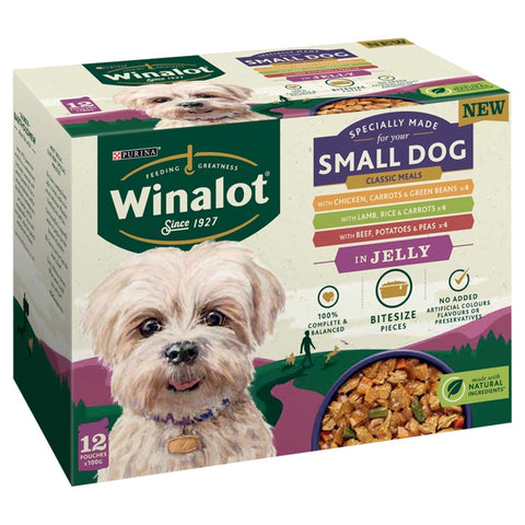 Winalot Small Dog Classic Meals in Jelly 4 x 12x100g