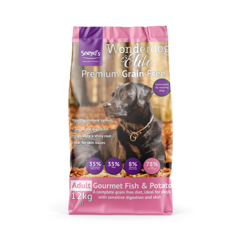 Sneyds Wonderdog Elite Grain Free Fish & Potato 12kg