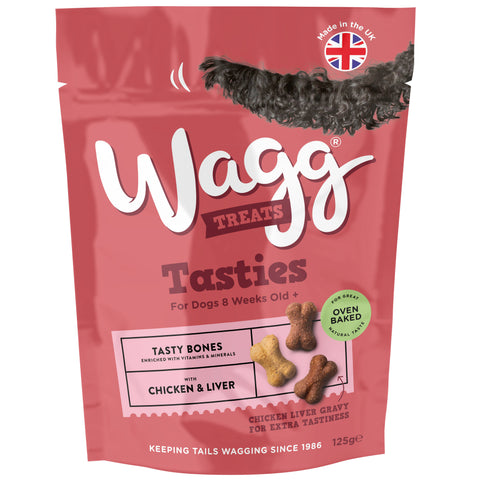 Wagg Tasties Tasty Bones with Chicken & Liver 7 x 125g