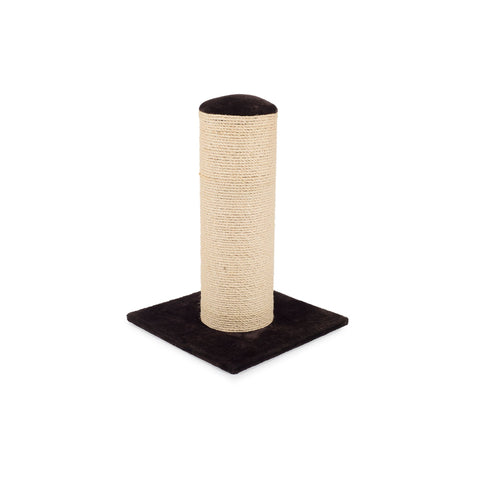 Ancol Fat Boy Cat Scratching Post, Chocolate & Cream