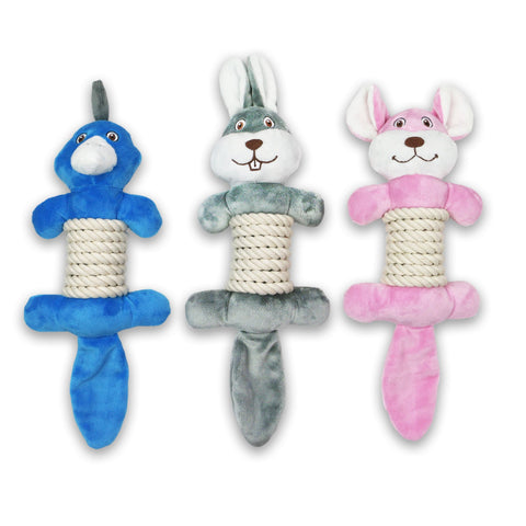 Ancol Rope Bellies, Mystery Dog Toy, Made From 100% Recycled Materials, Eco Dog Toys