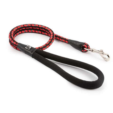 Ancol Extreme Shock Absorb Rope Lead Black/Red