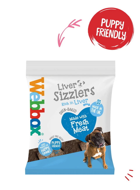 Webbox Liver Sizzlers 9 x 120g