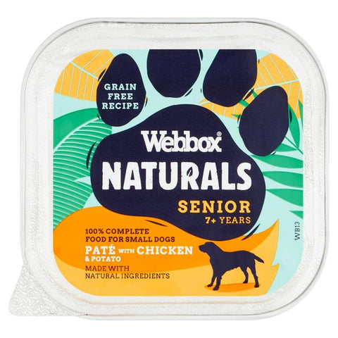 Webbox Naturals Dog Senior Chicken & Potato Pate 11 x 150g