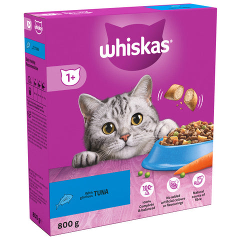 Whiskas Dry 1+ Adult Tuna 5 x 800g