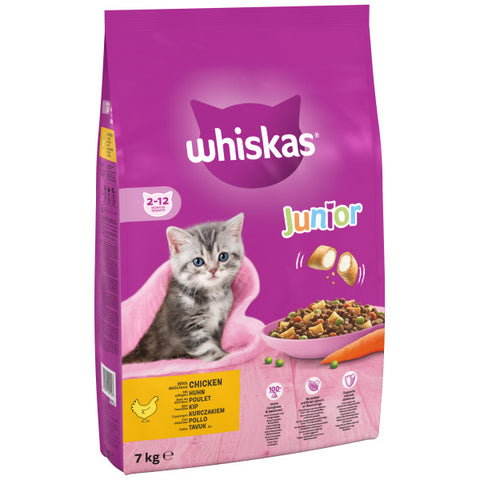 Whiskas Dry 2-12 Month Kitten Chicken 7kg