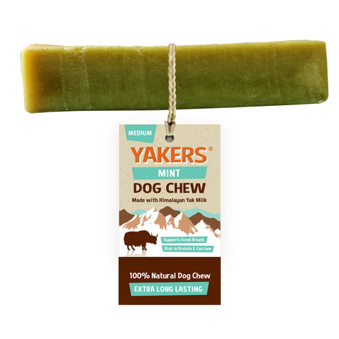 Yakers Mint Dog Chew Medium