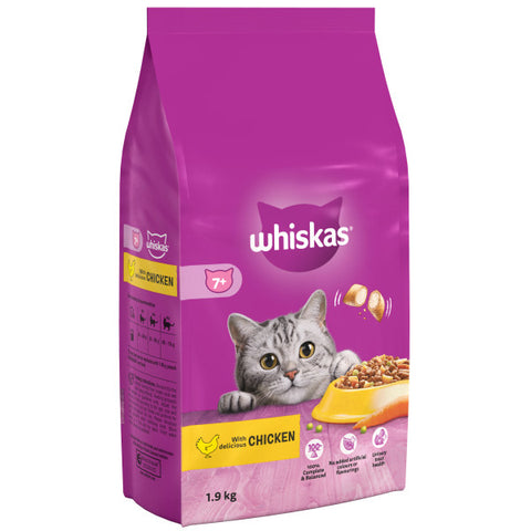 Whiskas Dry 7+ Chicken 1.9 kg