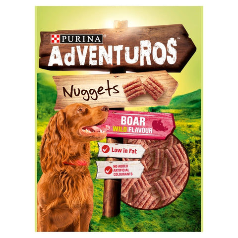 Adventuros Wild Boar Nuggets Dog Treats 90g